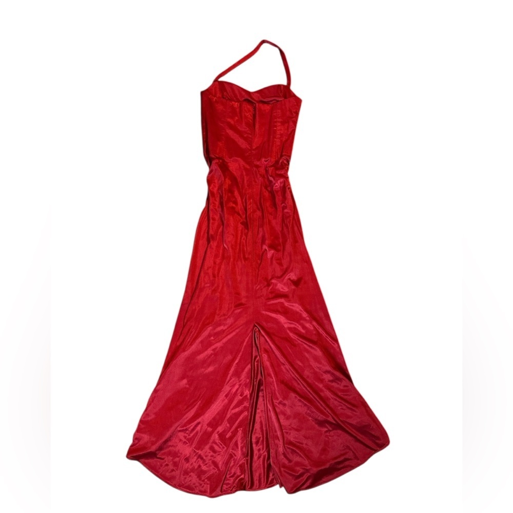 Elegant Red holiday Evening Gown, medium - Picture 6 of 8